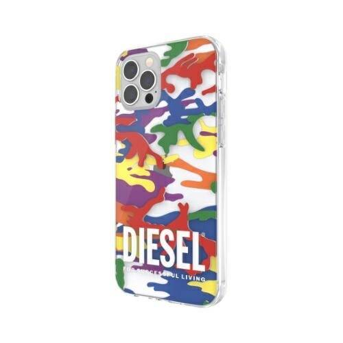 Diesel Clear Case Pride Camo AOP iPhone 12/12 Pro multikolor/colorful 44332