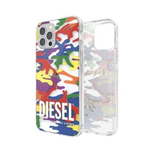 Diesel Clear Case Pride Camo AOP iPhone 12/12 Pro multikolor/colorful 44332