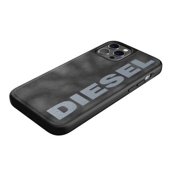 Diesel Moulded Case Bleached Denim iPhone 12/12 Pro szaro-biały/grey-white 44297