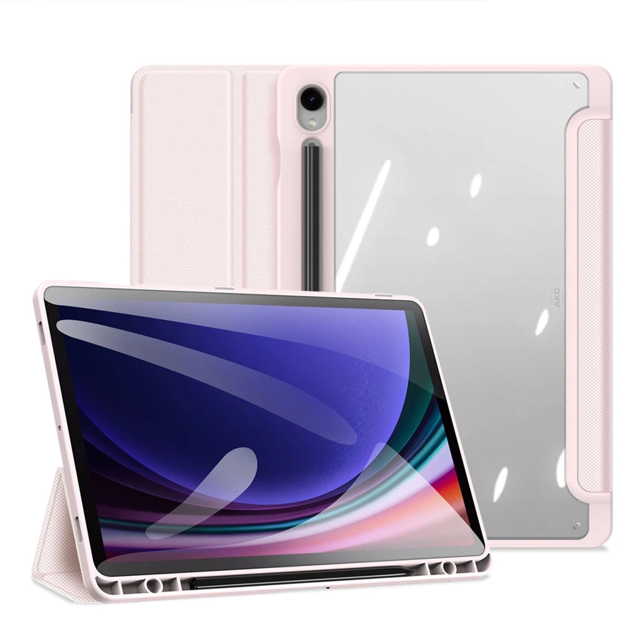 Dux Ducis Toby case with flip stand for Samsung Galaxy Tab S9 FE - pink