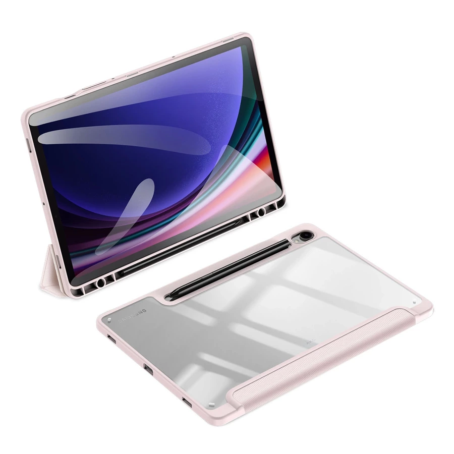 Dux Ducis Toby case with flip stand for Samsung Galaxy Tab S9 FE - pink