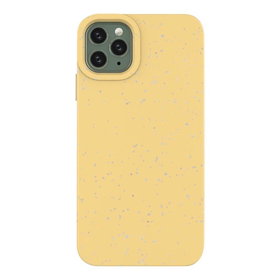 ECO CASE CASE FOR IPHONE 11 PRO MAX SILICONE COVER PHONE COVER YELLOW