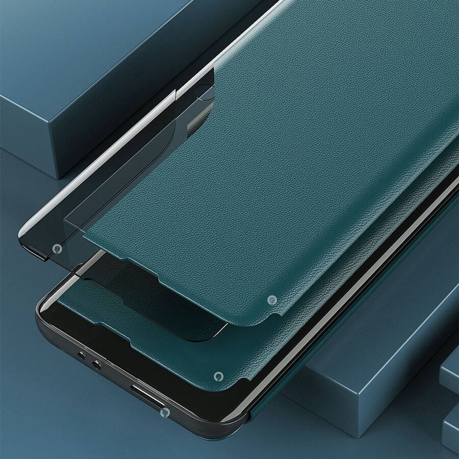 ECO LEATHER VIEW CASE ELEGANT BOOKCASE TYPE CASE WITH KICKSTAND FOR XIAOMI POCO M3 / XIAOMI REDMI 9T BLACK