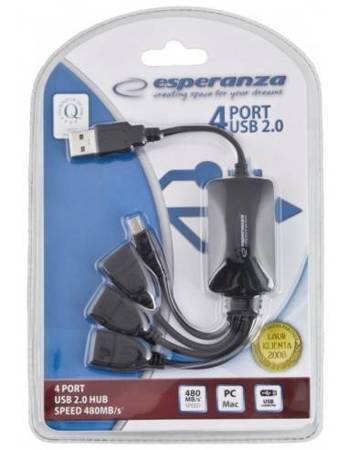 ESPERANZA HUB 4 PORTY USB 2.0 EA114