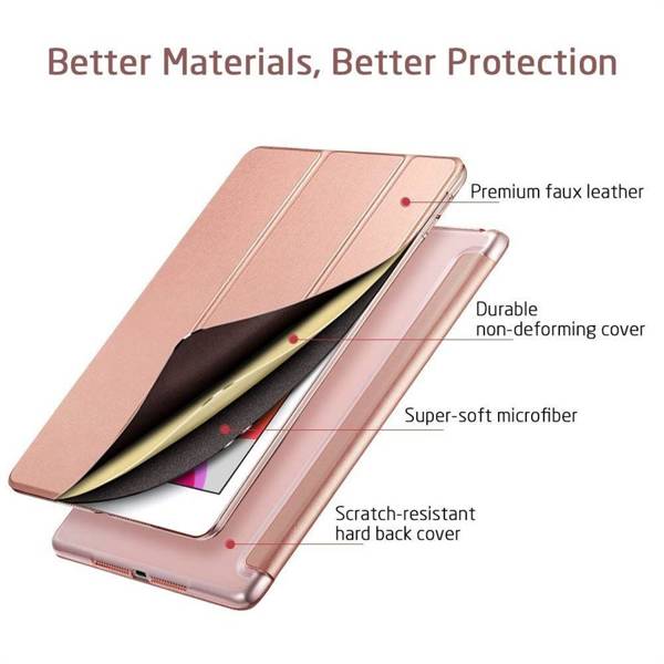 ESR ASCEND TRIFOLD IPAD 10.2 2019 / 2020 / 2021 ROSE GOLD