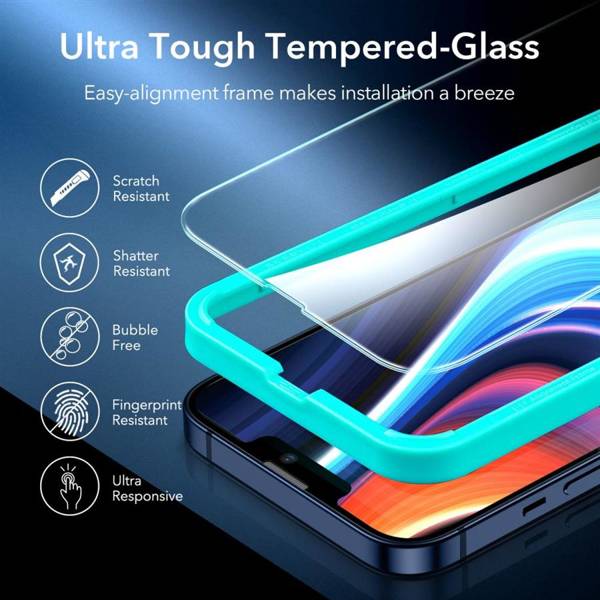 ESR CLASSIC HYBRID & SCREEN SHIELD IPHONE 13 CLEAR