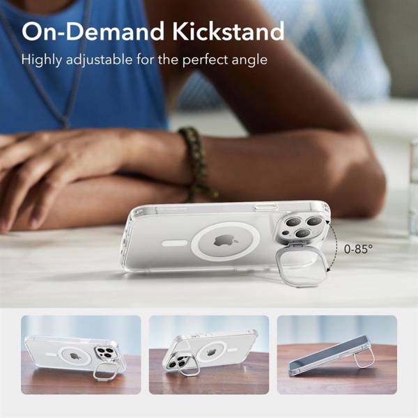 ESR CLASSIC KICKSTAND HALOLOCK MAGSAFE IPHONE 14 PRO MAX CLEAR