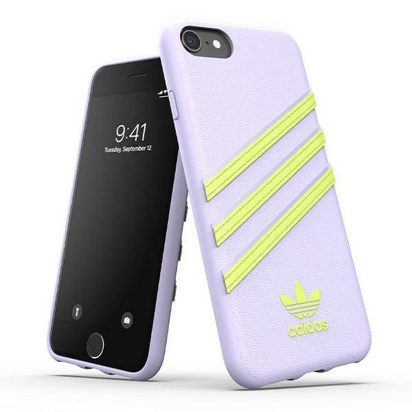 ETUI ADIDAS OR MOULDED WOMAN SS20 IPHONE 6/6S/7/8/SE 2G PURPLE/YELLOW