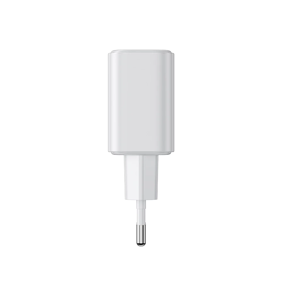 EU Joyroom JR-TCF05 20W USB-A USB-C charger + USB-C cable - white