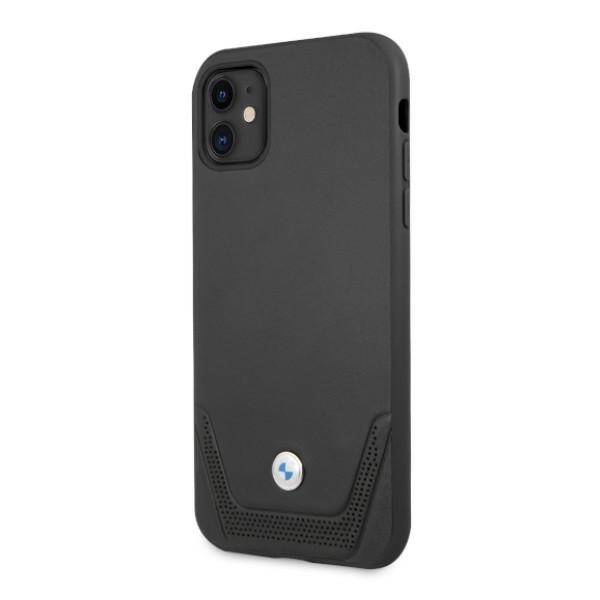 Etui BMW BMHCN61RSWPK iPhone 11 / Xr 6,1" czarny/black hardcase Leather Perforate