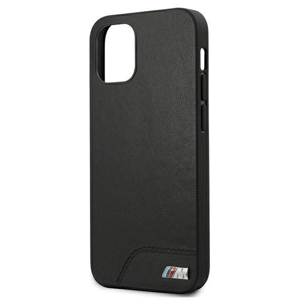 Etui BMW BMHCP12SMHOLBK iPhone 12 mini 5,4" czarny/black hardcase M Collection Smooth PU