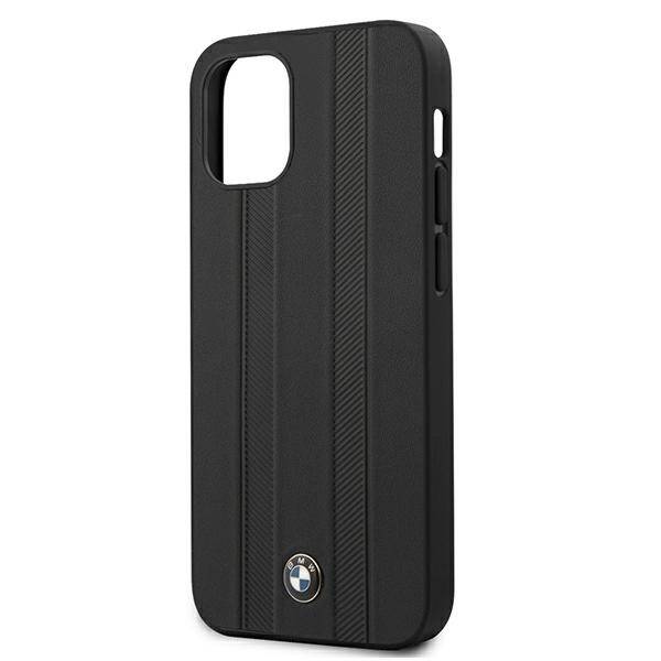 Etui BMW BMHCP12STTBK iPhone 12 mini 5,4" czarny/black hardcase Signature Tire Marks