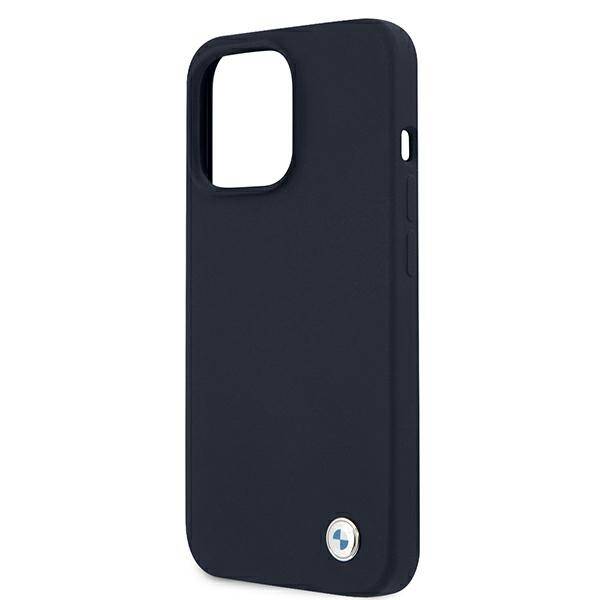 Etui BMW BMHCP13LSILNA iPhone 13 Pro /  13 6,1" granatowy/navy hardcase Silicone Signature