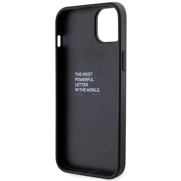 Etui BMW BMHCP14S22GSLK iPhone 14 / 15  / 13 6.1" czarny/black hardcase Grip Hot Stamp