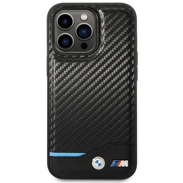 Etui BMW BMHMP14L22NBCK iPhone 14 Pro  6,1" czarny/black Carbon MagSafe