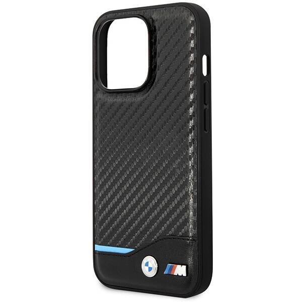 Etui BMW BMHMP14L22NBCK iPhone 14 Pro  6,1" czarny/black Carbon MagSafe