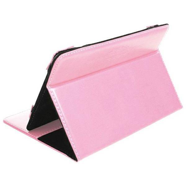 Etui Blun uniwersalne na tablet 7" UNT różowy/pink