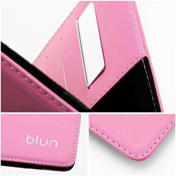 Etui Blun uniwersalne na tablet 8" UNT różowy/pink