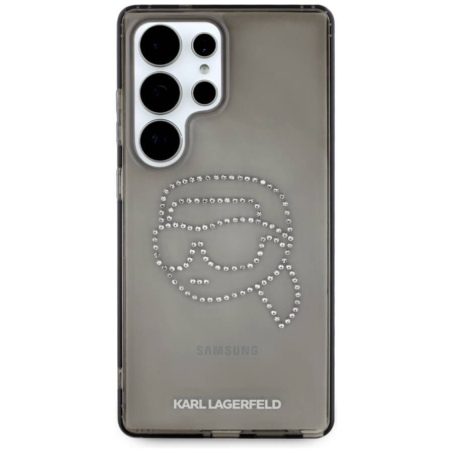 Etui Karl Lagerfeld Rhinestones Karl      Head Logo Samsung Galaxy S25 Ultra czarny