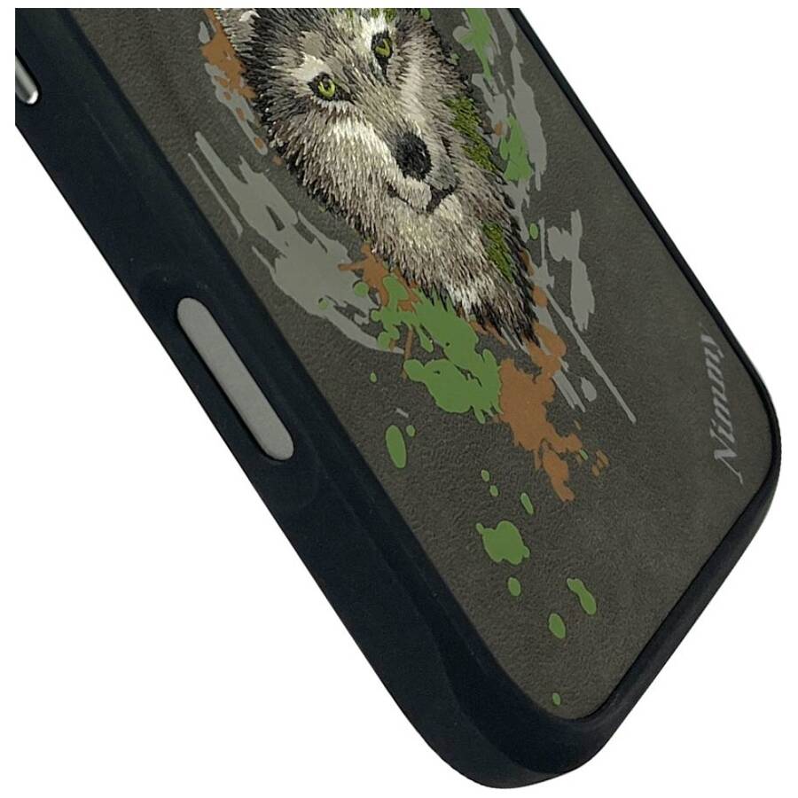 Etui Nimmy Wilk do iPhone 16 Pro          ciemnoszary