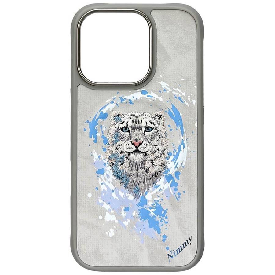 Etui Nimmy Wilk do iPhone 16 Pro          jasnoszary