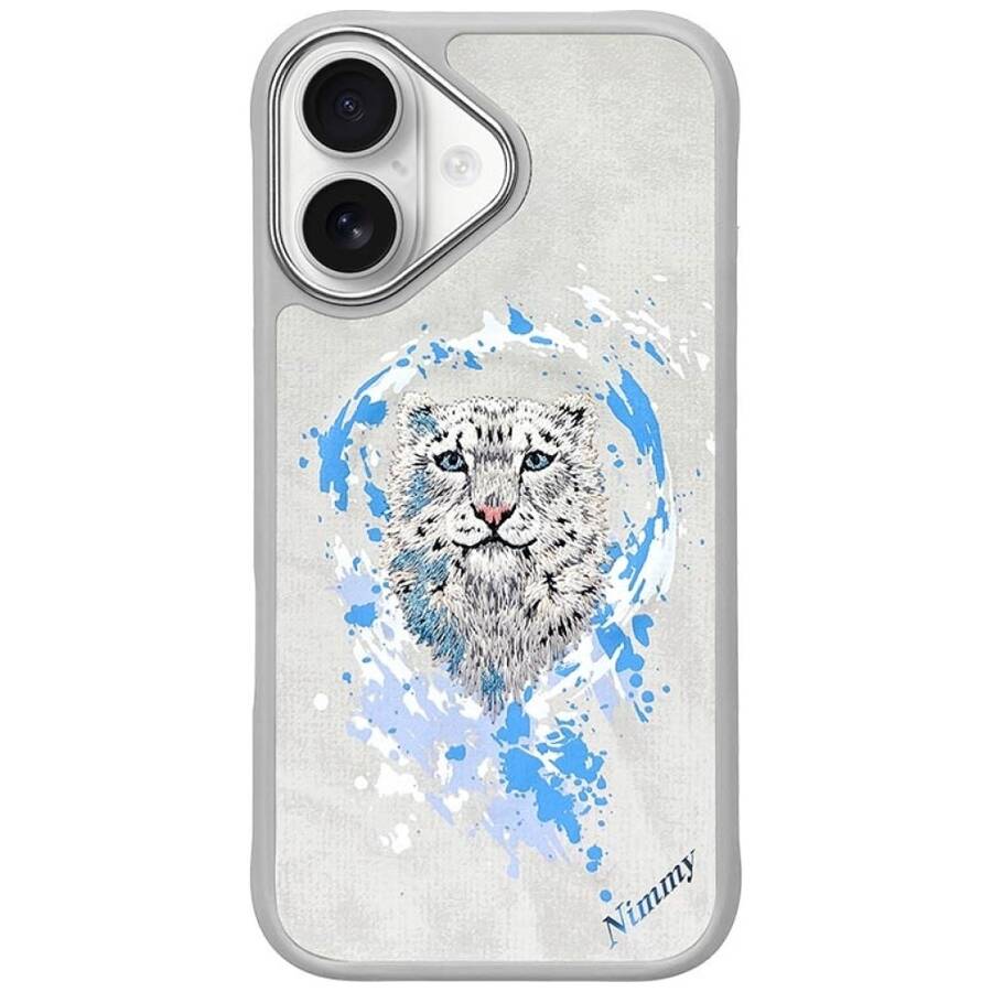 Etui Nimmy Wilk do iPhone 16 jasnoszary