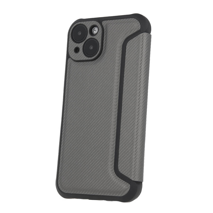 Etui Smart Carbon do iPhone 7 / 8 / SE 2020 / SE 2022 srebrne