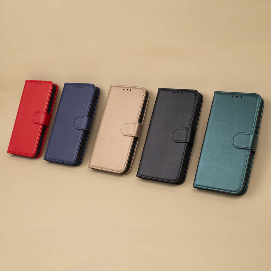 Etui Smart Classic do Xiaomi Redmi 13C 4G / 13C 5G ciemnozielone