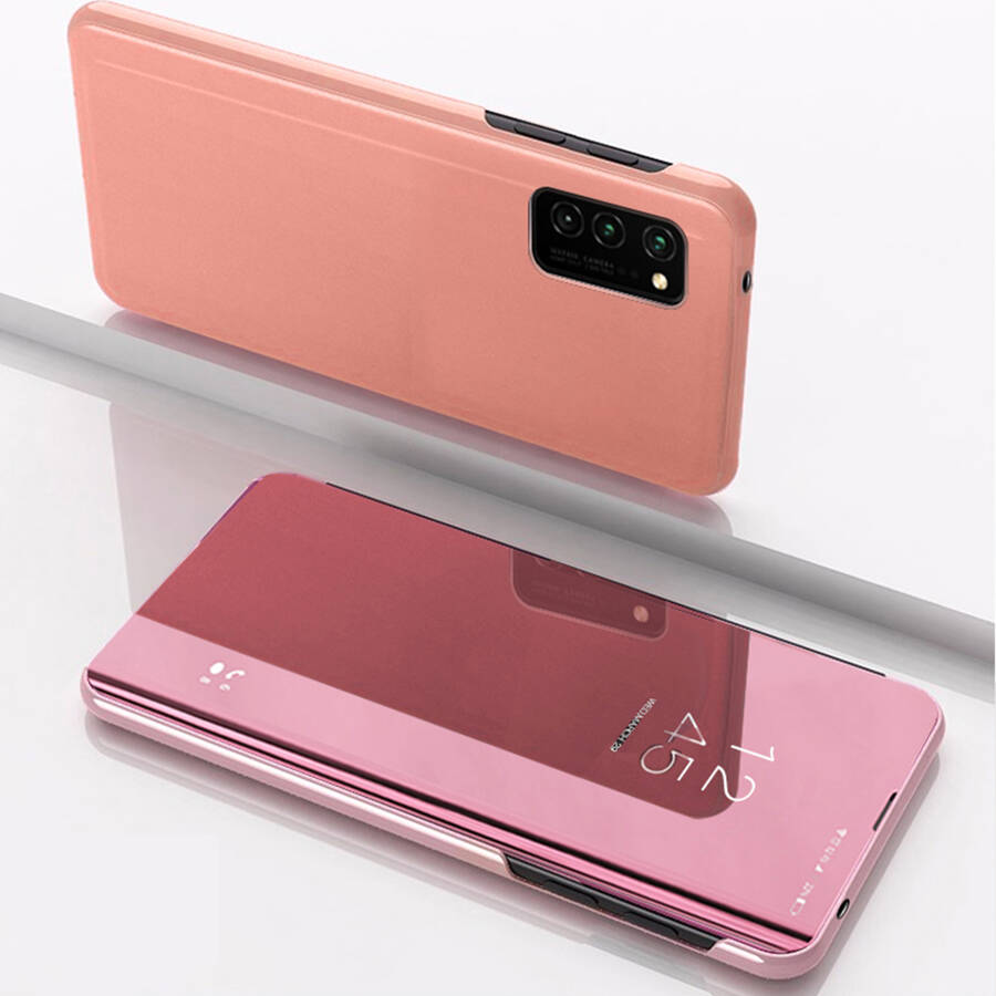 Etui Smart Clear View do Huawei P20 Lite różowe