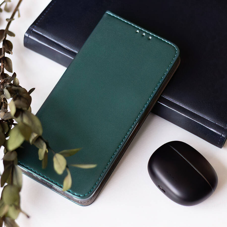 Etui Smart Magnetic do Huawei P20 Lite ciemnozielone