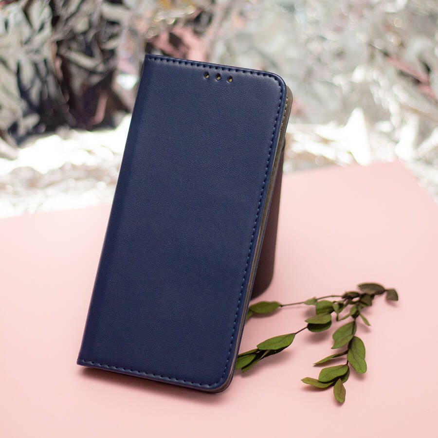 Etui Smart Magnetic do Huawei P30 Lite granatowe