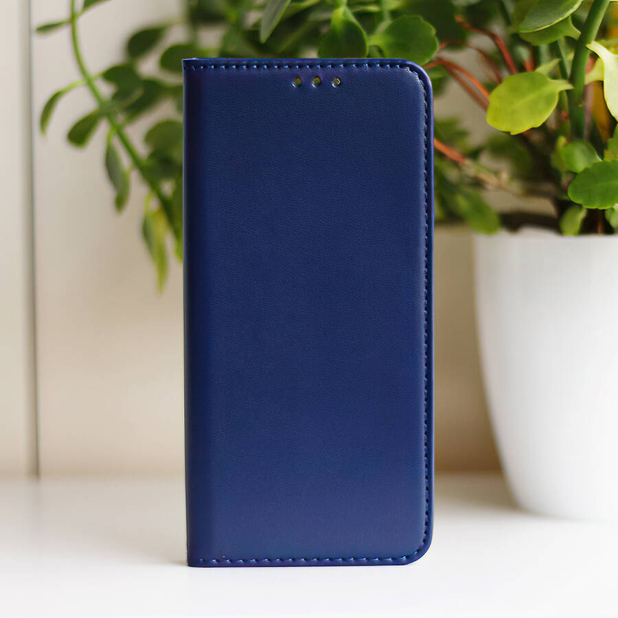 Etui Smart Magnetic do Huawei P30 Lite granatowe