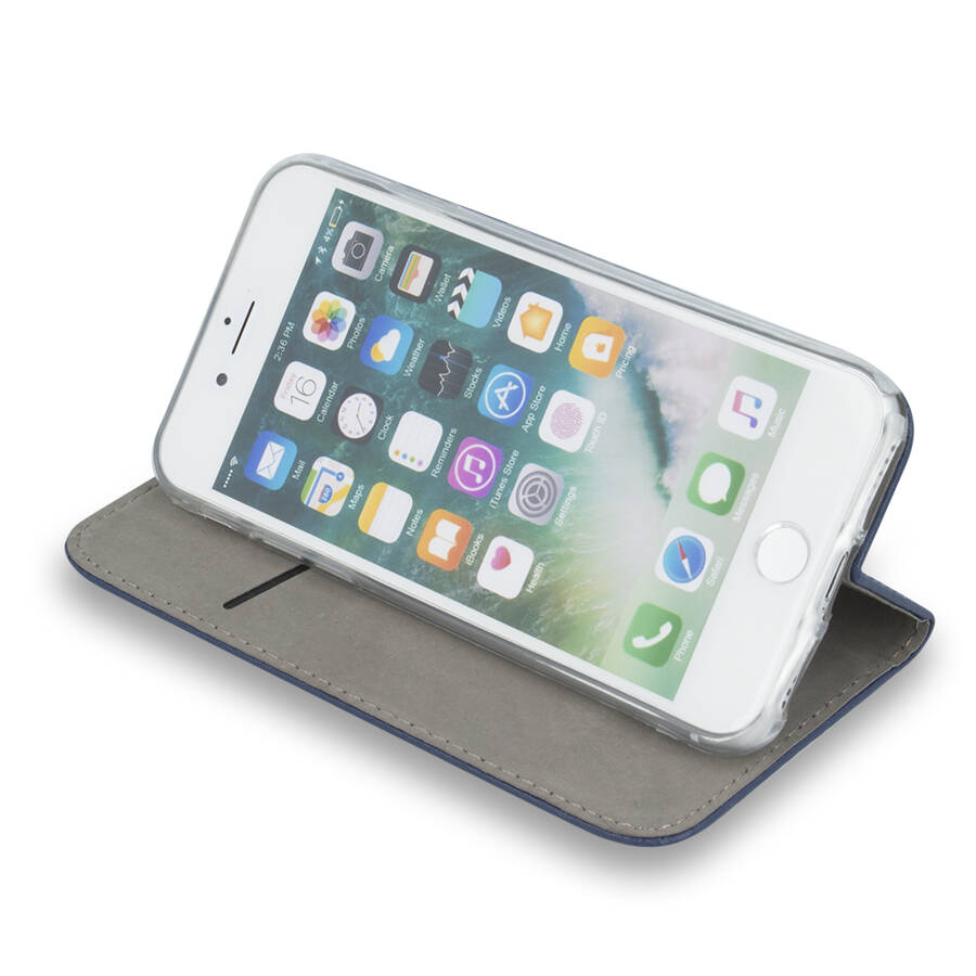 Etui Smart Magnetic do iPhone 16 6,1&quot; granatowe