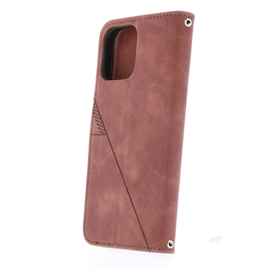 Etui Smart Trendy Porto do iPhone 14 Pro Max 6,7&quot; brązowe