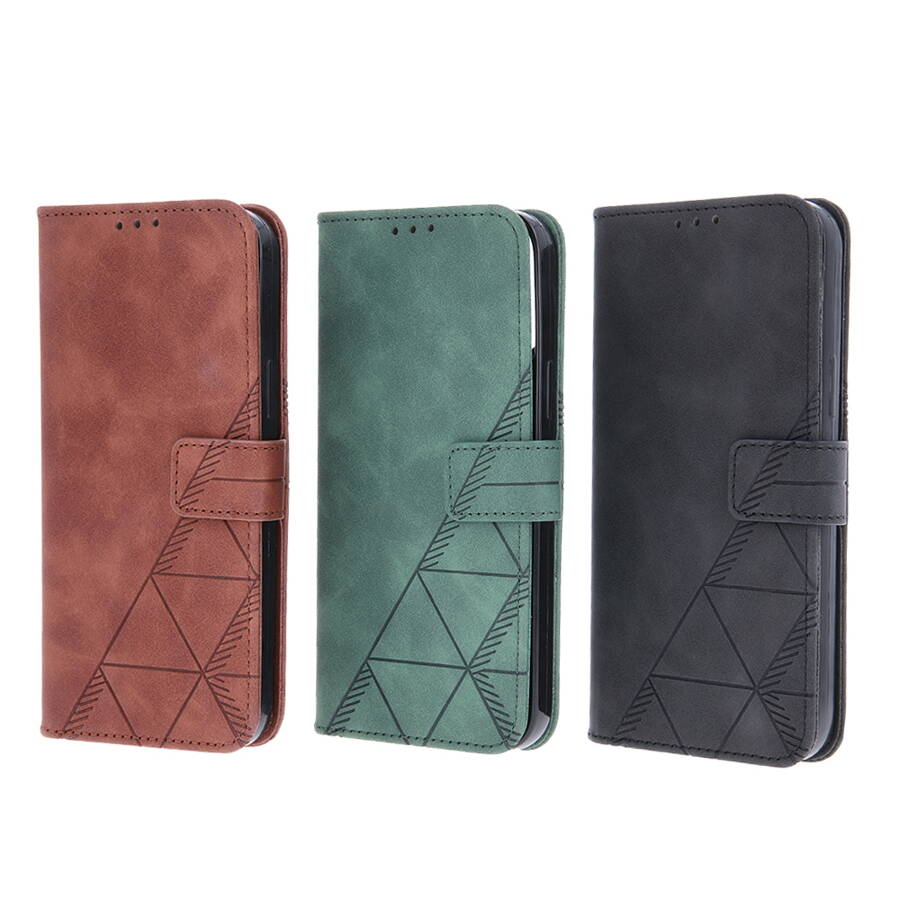 Etui Smart Trendy Porto do iPhone 14 Pro Max 6,7&quot; brązowe