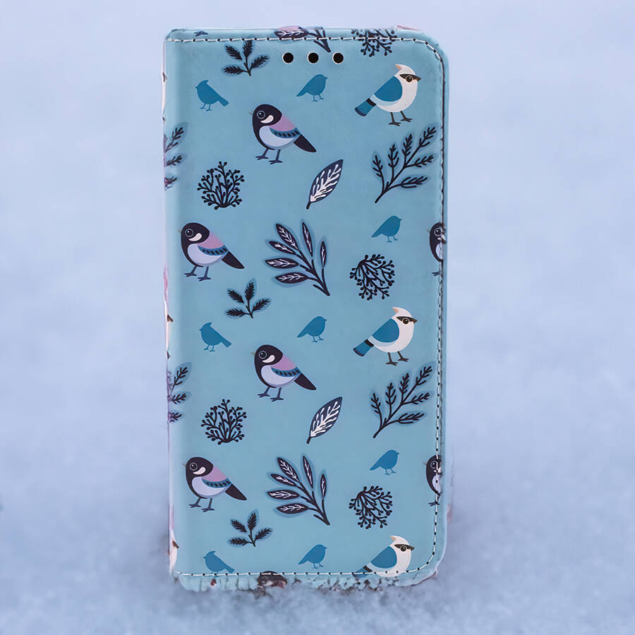 Etui Smart Trendy Winter Birds do Samsung Galaxy A20e (SM-A202F)