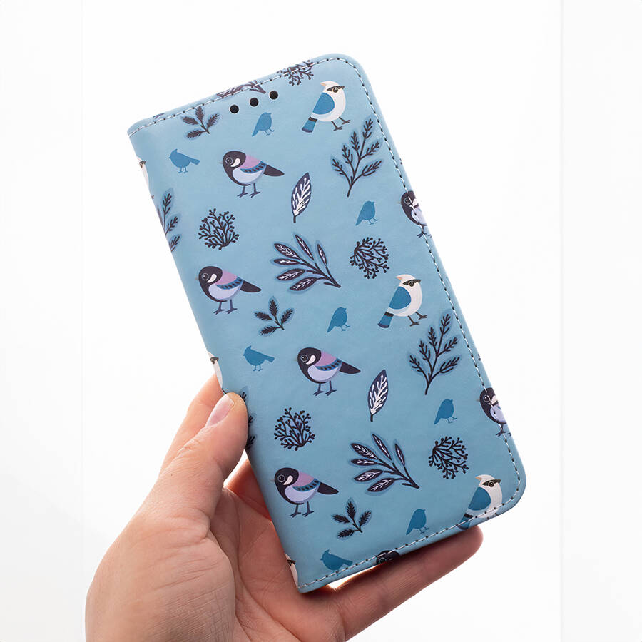 Etui Smart Trendy Winter Birds do Samsung Galaxy A20e (SM-A202F)