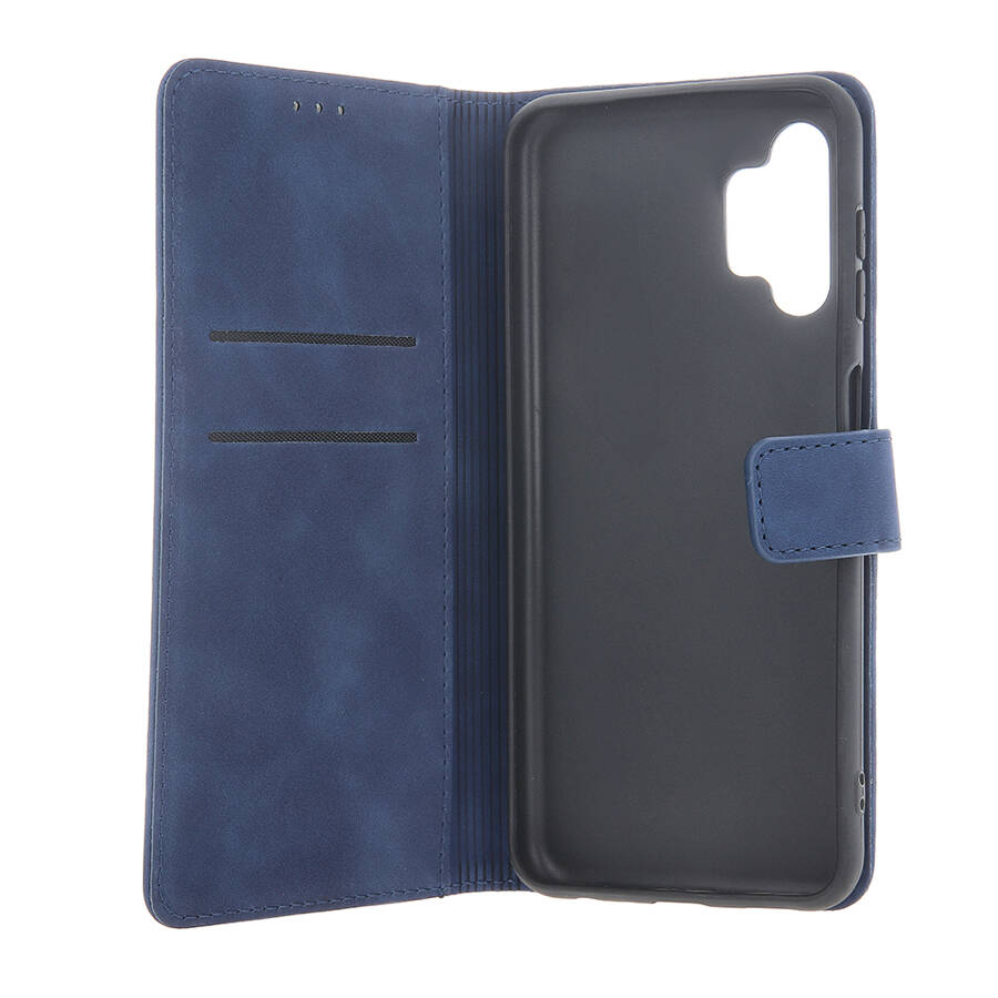 Etui Smart Velvet do Samsung Galaxy A34 5G granatowe