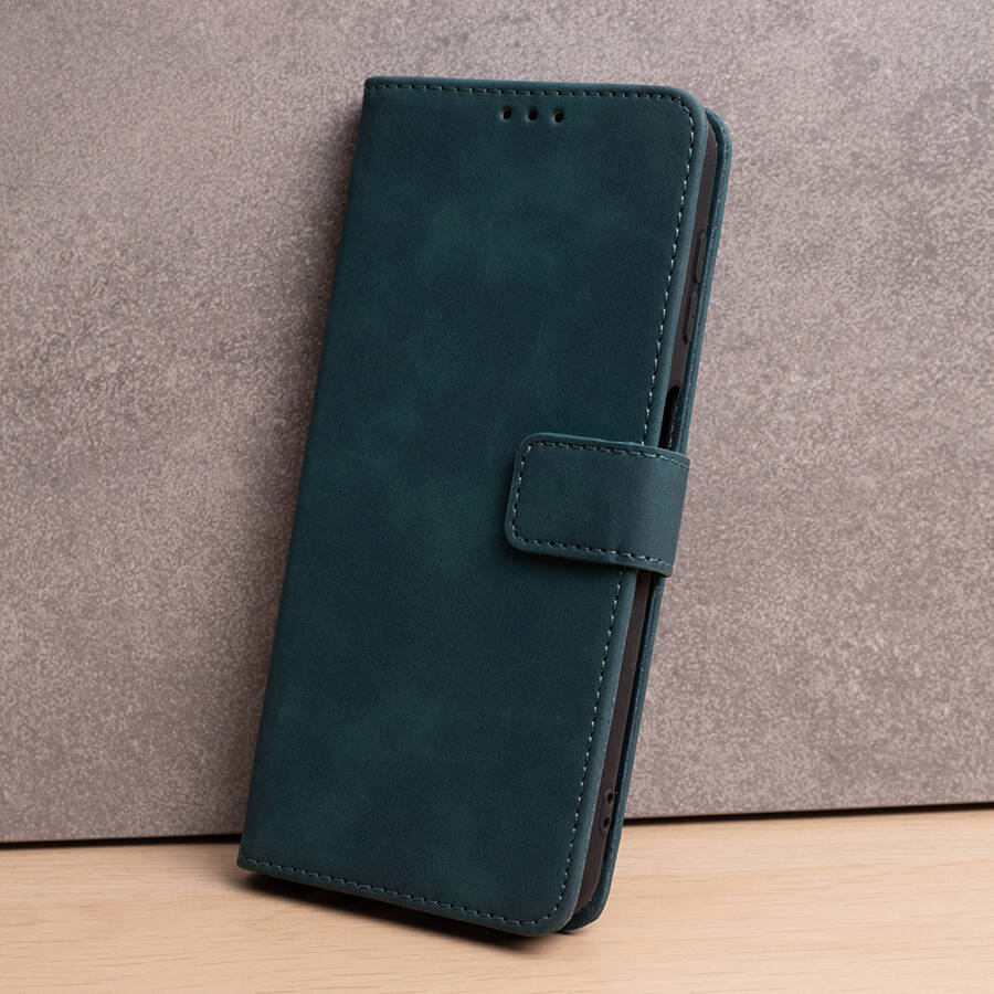 Etui Smart Velvet do iPhone 16 Plus 6,7&quot; ciemnozielone