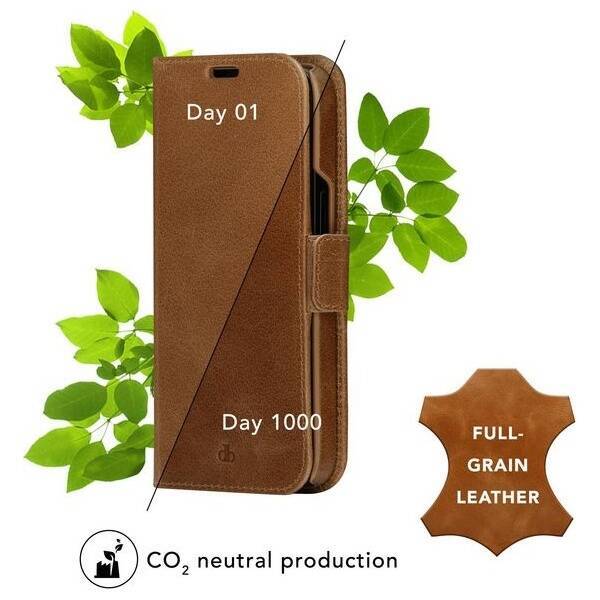 Etui dbramante 1928 Lynge 2w1 Wallet do   iPhone 14 Pro brązowy/brown