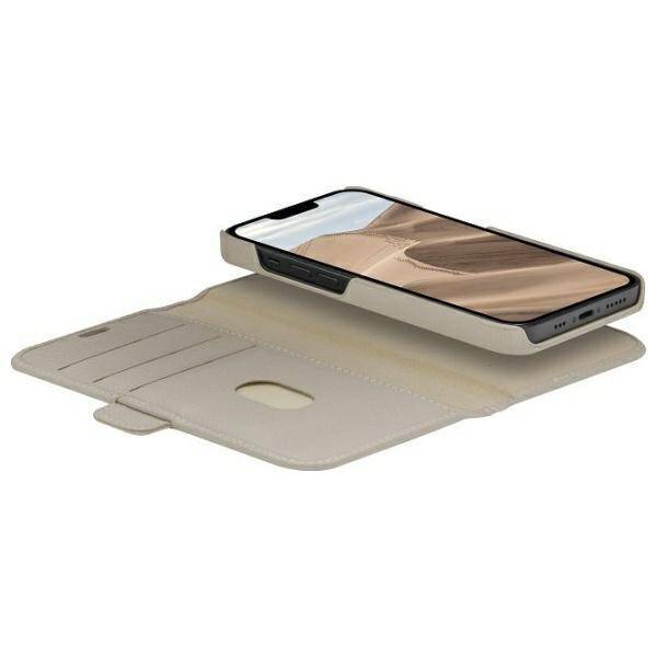 Etui dbramante 1928 New York 2w1 Wallet   do iPhone 14 beżowy/sand dune