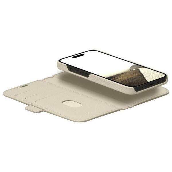 Etui dbramante 1928 New York 2w1 Wallet   do iPhone 15 beżowy/sand dune