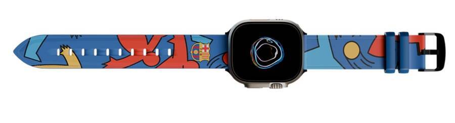 FC Barcelona Apple Watch Band Real Leather 49" OCFCBAWBSP49 SP