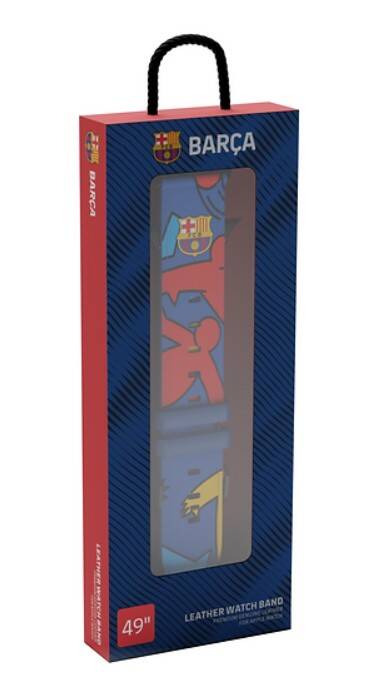 FC Barcelona Apple Watch Band Real Leather 49" OCFCBAWBSP49 SP