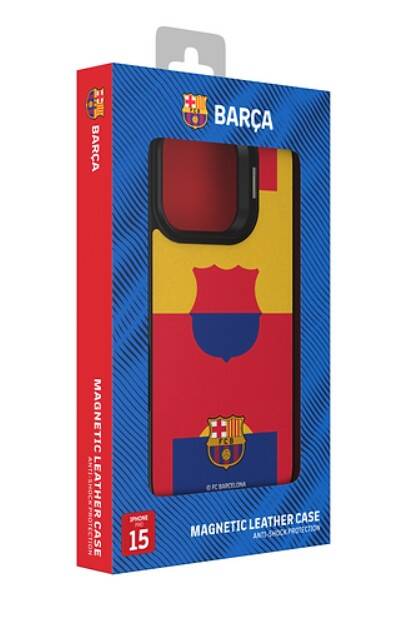 FC Barcelona Case for iPhone 15 Pro Magnetic Case MagSafe OCFCBMCIP15PMF MF