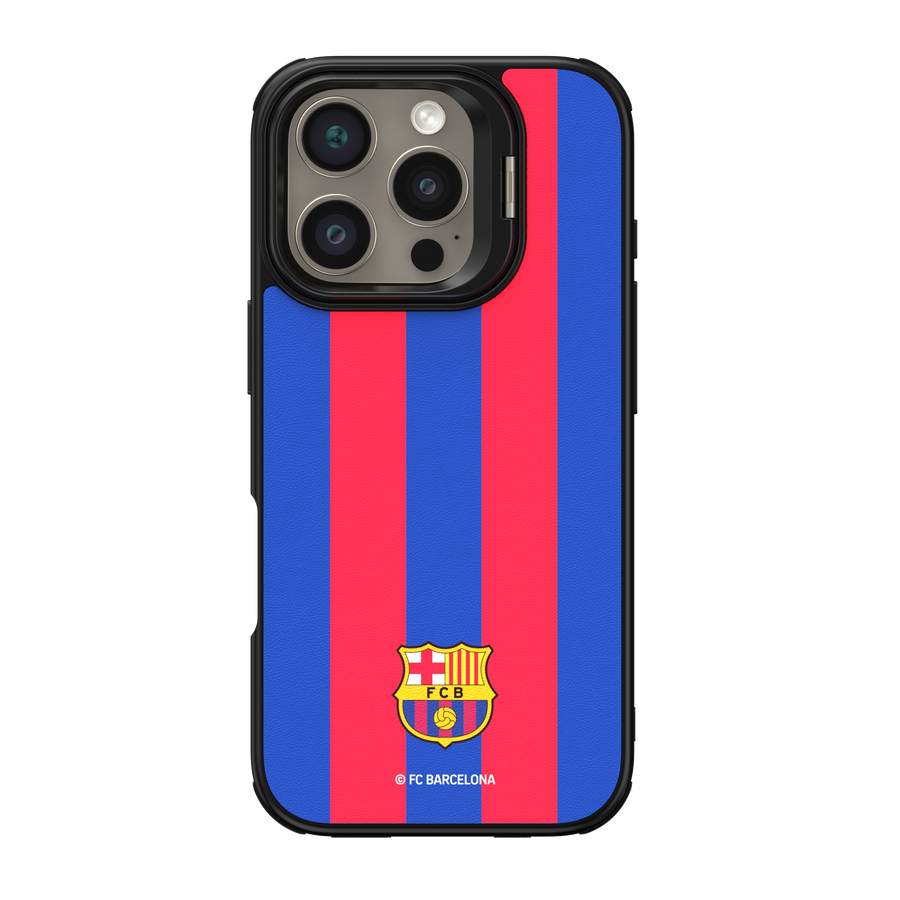 FC Barcelona Case for iPhone 16 Pro Magnetic Case MagSafe OCFCBMCIP16PBG BG