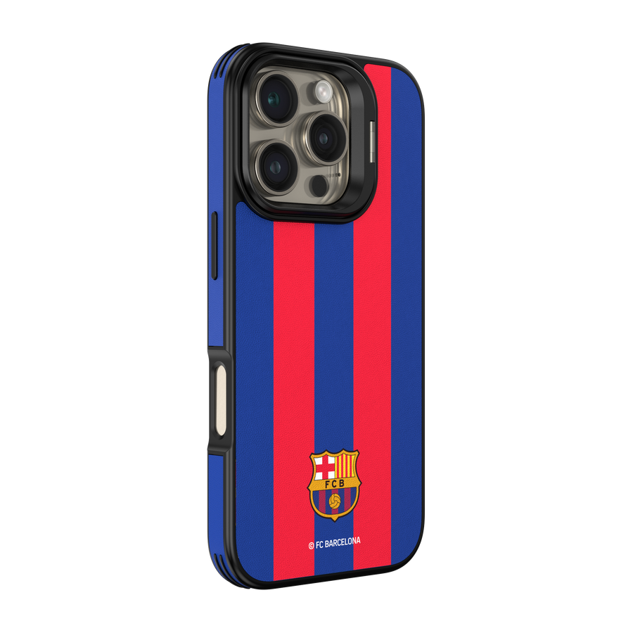 FC Barcelona Case for iPhone 16 Pro Magnetic Case MagSafe OCFCBMCIP16PBG BG