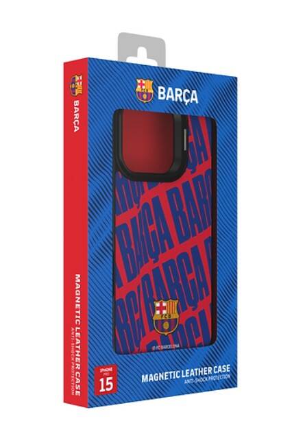 FC Barcelona case for iPhone 15 Pro Magnetic Case MagSafe OCFCBMCIP15PBC BC