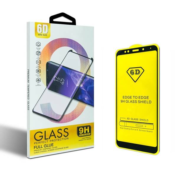 FULL GLUE 6D GLASS OPPO RENO 4 LIT BLACK