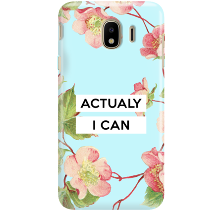 FUNNY CASE ACTUALY I CAN OVERPRINT SAMSUNG GALAXY J4 2018